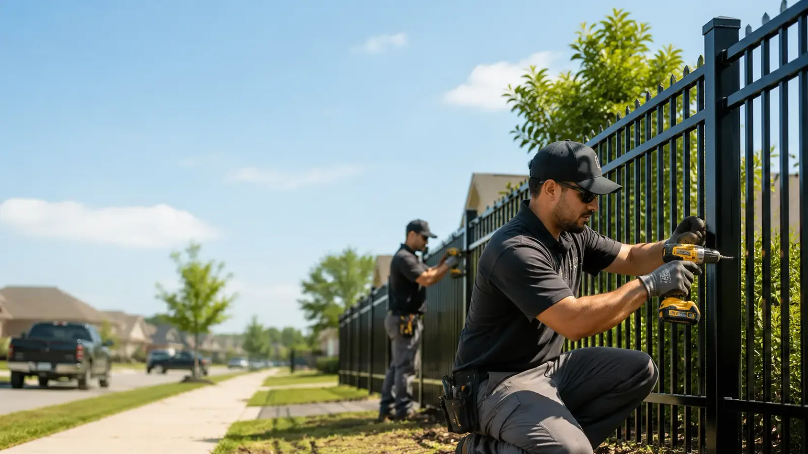 Metal Fence Installation in Georgetown, IN
